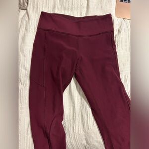 Burgundy Ivviva Leggings